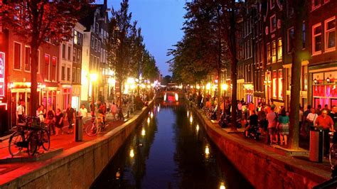 Amsterdam da gece hayati